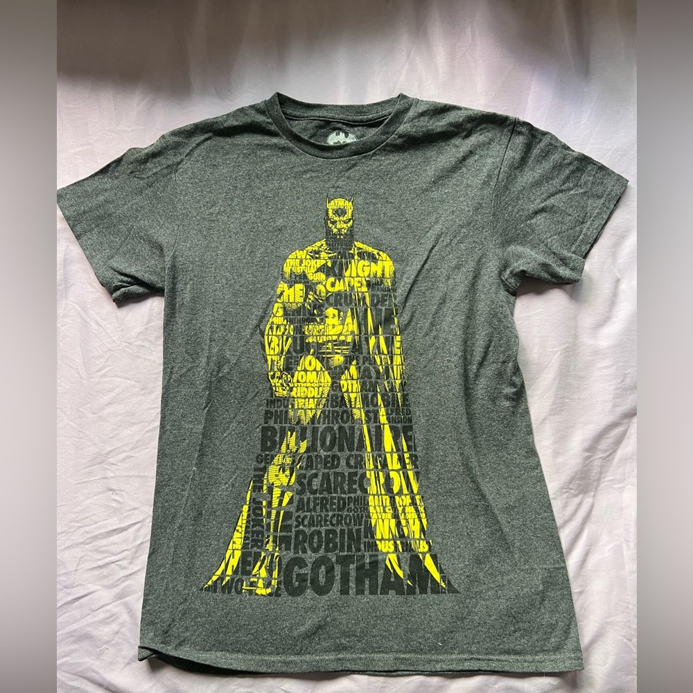 Gray Batman Graphic T-Shirt